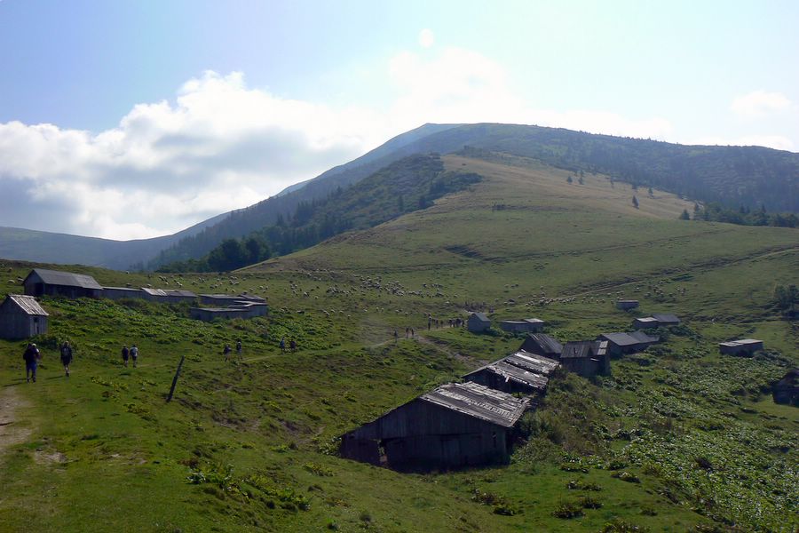 Černohorská polonina - salašový komplex